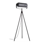 Stehlampe Kave Home Arete schwarz