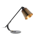 Tischlampe Kave Home Anina kupfer & schwarz