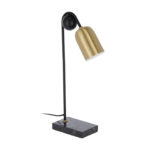 Tischlampe Kave Home Natsumi gold & schwarz