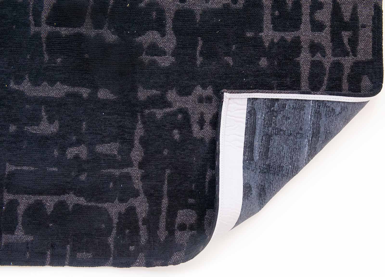 Louis De Poortere teppich LX 9200 Structures Baobab Black Water back