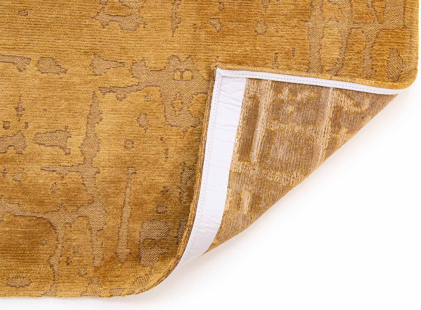 Louis De Poortere teppich LX 9201 Structures Baobab Madagascar Gold back