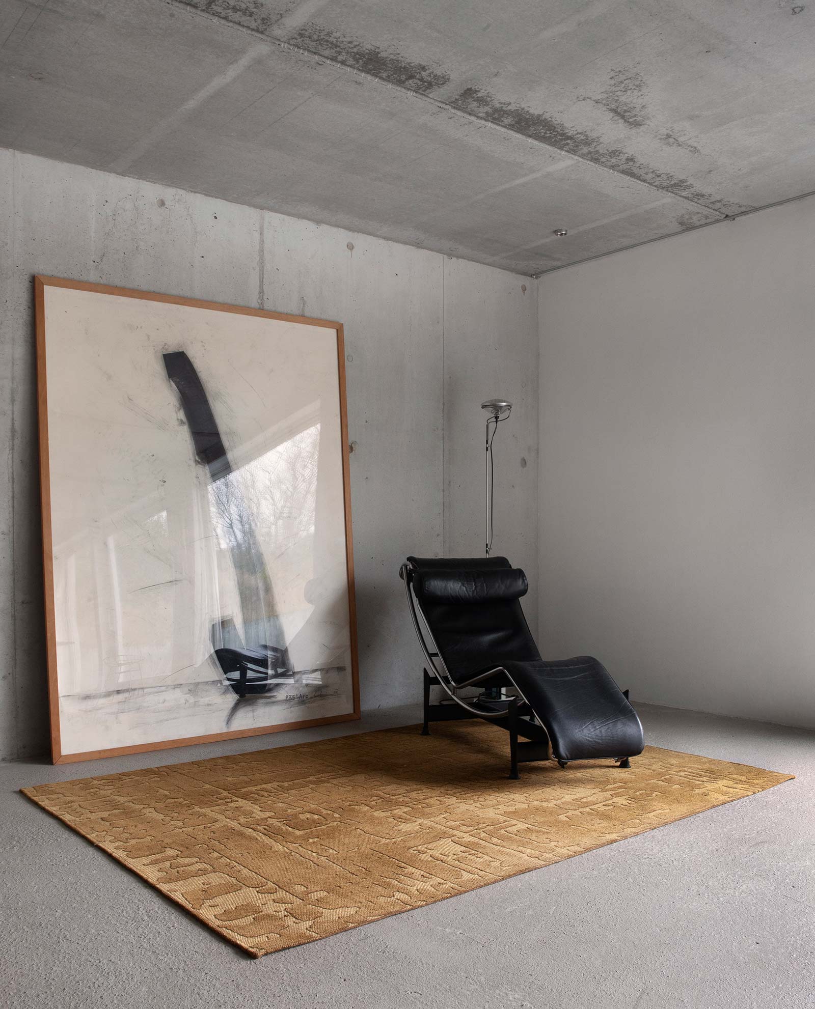 Louis De Poortere teppich LX 9201 Structures Baobab Madagascar Gold interior 3