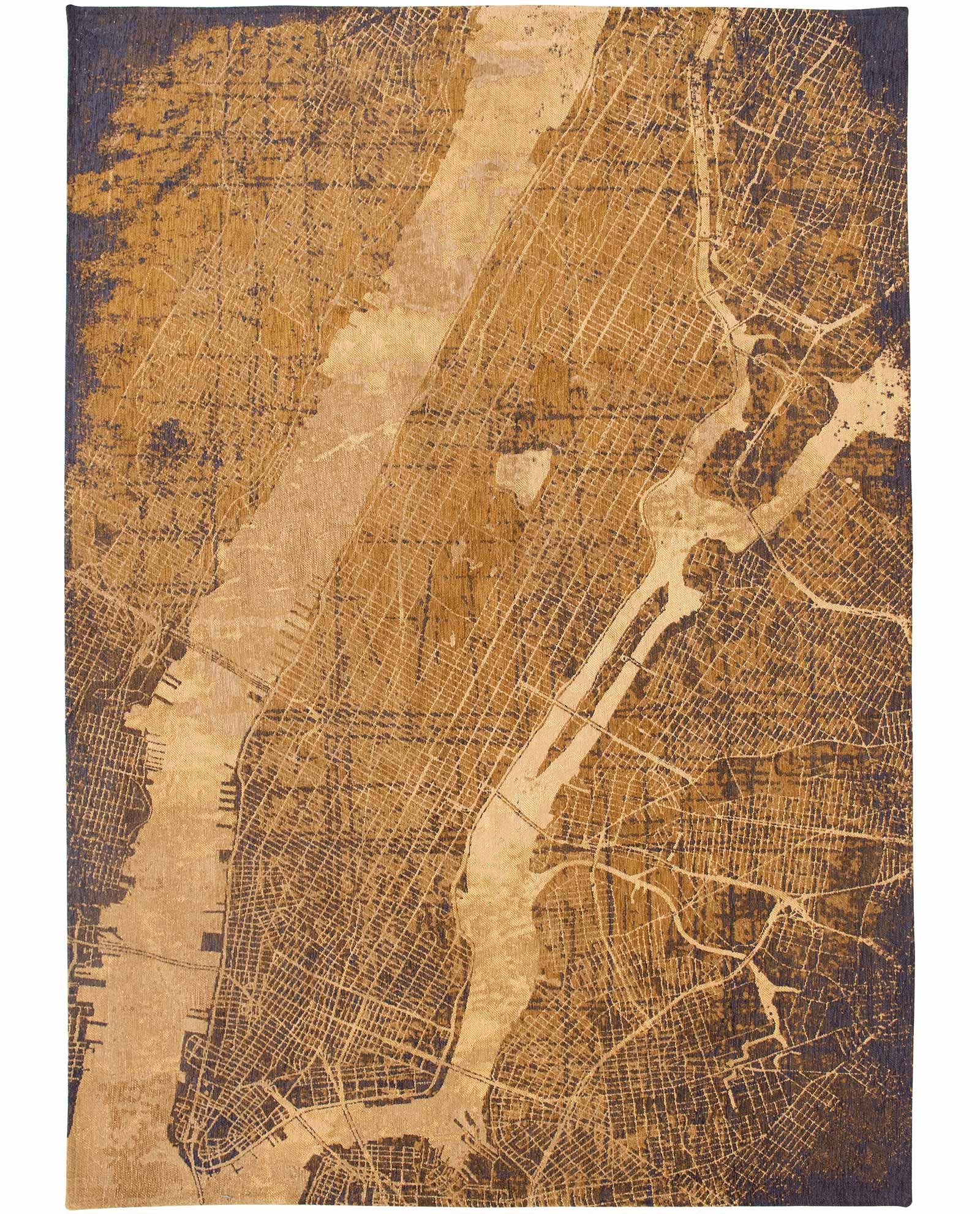 Louis De Poortere teppich Cities New York 9315 Gatsby Gold