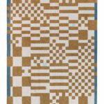 Louis De Poortere Teppich, Craft Honey 9338, Chess design