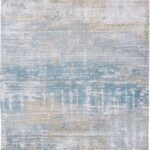 Louis De Poortere Teppich, Atlantic Long Island Blue 8718, Streaks design