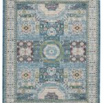 Teppich Nourison Ankara Global ANR17 Ivory / Light Blue