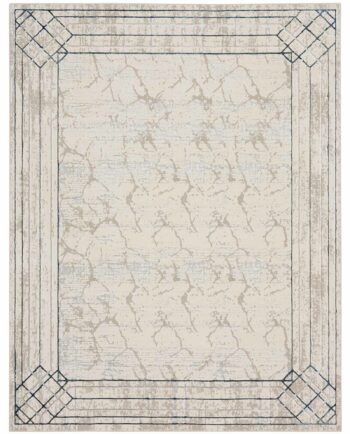 Nourison Teppich Glitz GLZ03 IVTAU IVORY TAUPE 8x10 099446134295