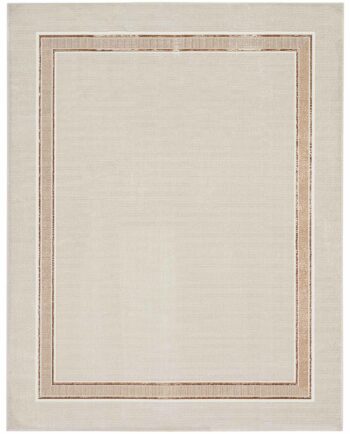 Nourison Teppich Glitz GLZ08 IVCRM IVORY CREAM 8x10 099446134707