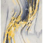 Teppich Nourison Prismatic PRS24 Grey / Gold