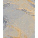 Teppich Nourison Prismatic PRS28 Grey / Gold