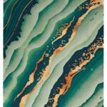 Teppich Nourison Prismatic PRS30 Emerald