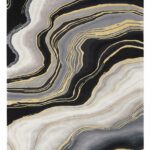 Teppich Nourison Prismatic PRS31 Charcoal / Grey