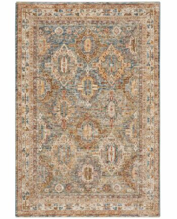 Nourison Teppich Sahar SHR01 BLUE 5x8 099446024930