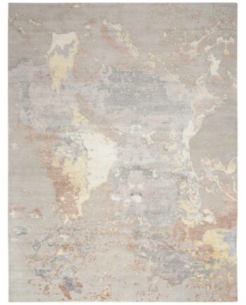 Nourison Teppich Silk Shadows SHA20 SILVR SILVER 8X10 099446020567