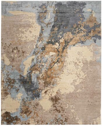 Nourison Teppich Silk Shadows SHA23 BGEBL BEIGE BLUE 8x10 099446929365