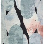 Teppich Nourison Silk Shadows SHA25 Blue / Pink