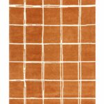 Teppich Asiatic Albany Grid Rust