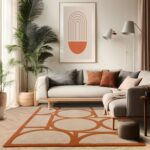 Teppich Asiatic Metro Rust