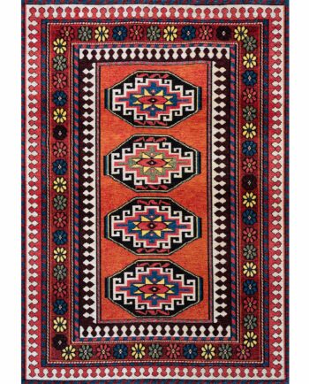 Louis De Poortere teppich Antiquarian Antalia 9844 Red Mix
