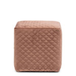 Rivièra Maison Seine Footstool, Velvet III, Rose Stain