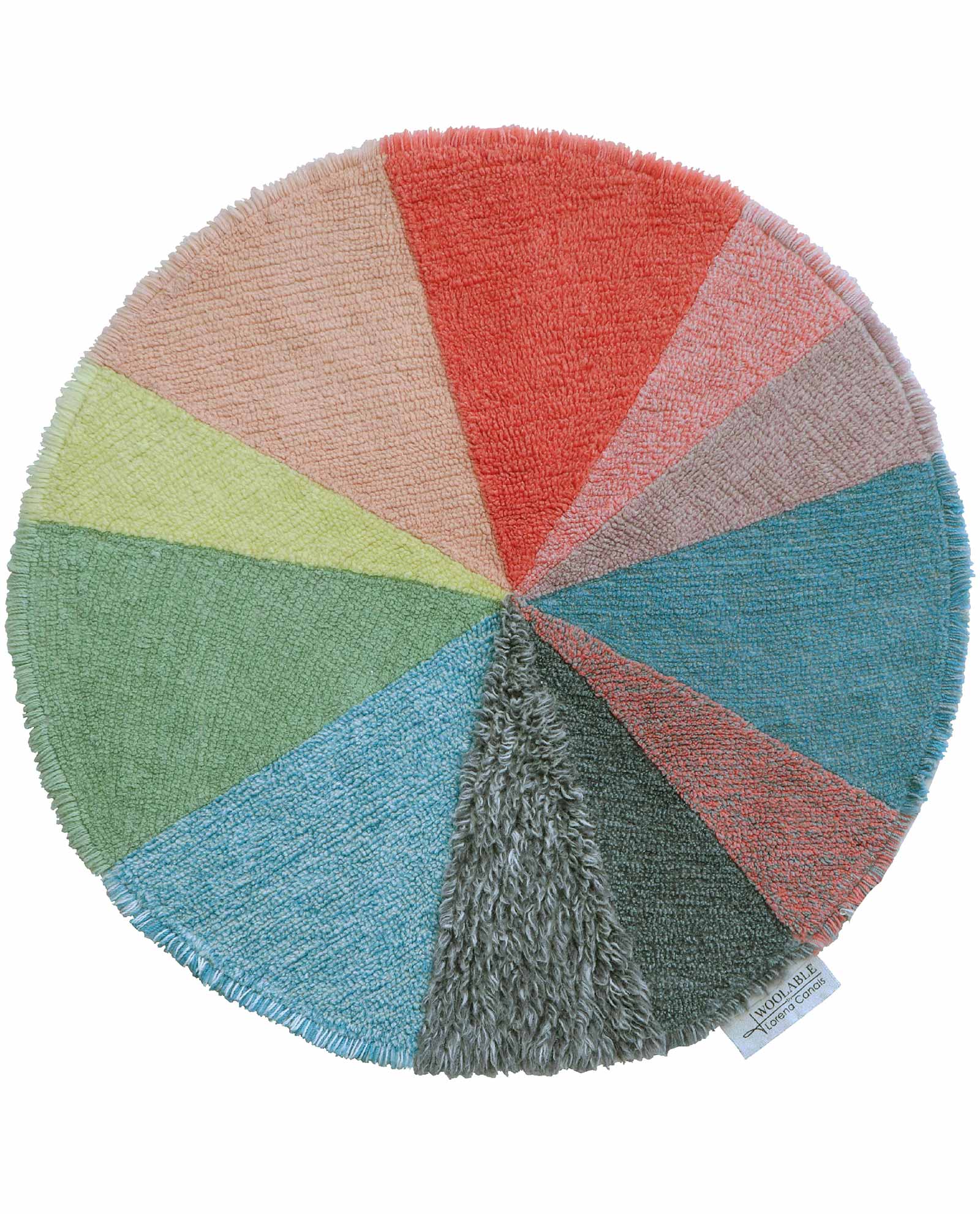 Lorena Canals Woolable Teppich Pie Chart WO PIE RS 1