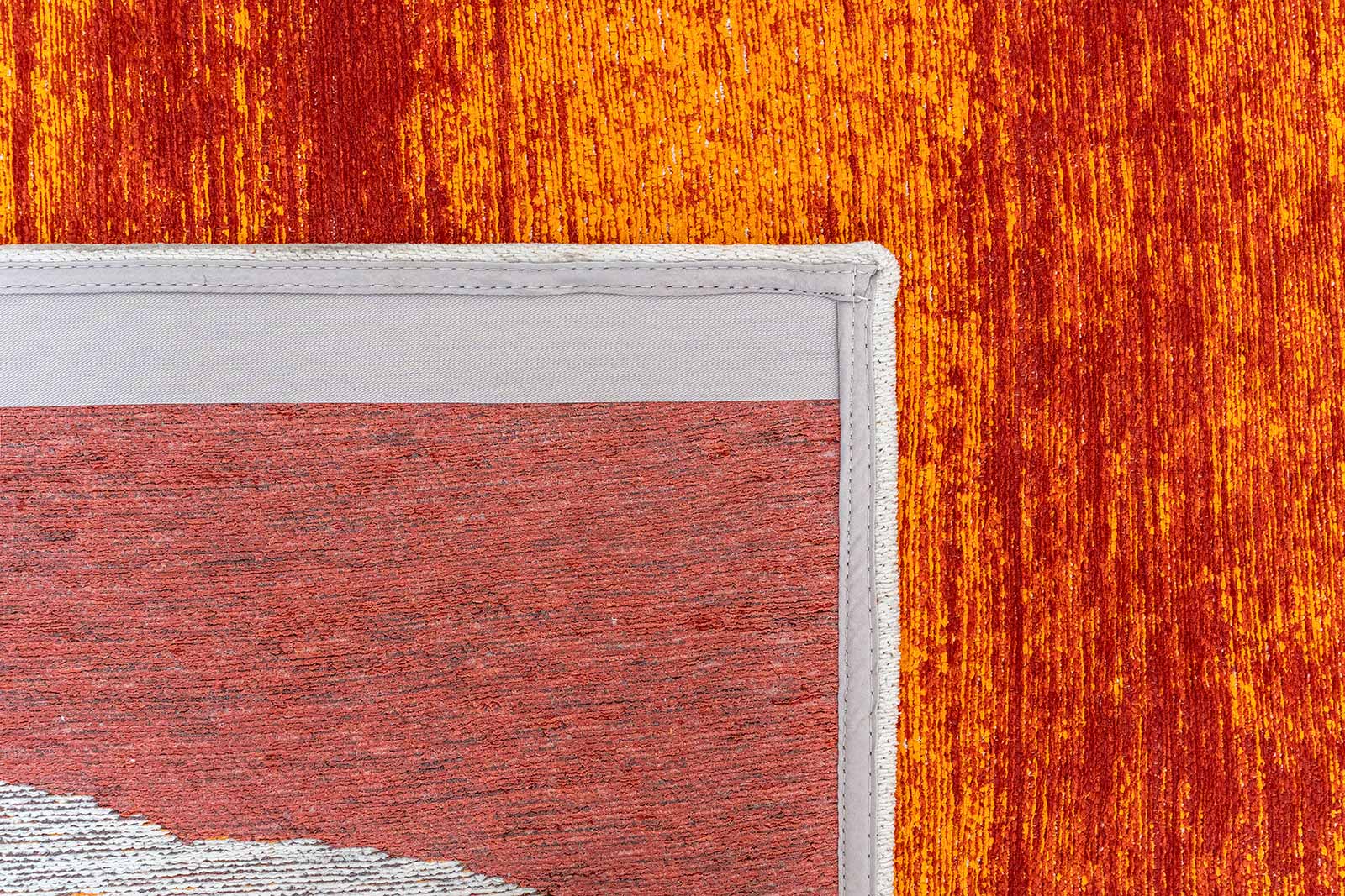 Louis De Poortere teppich Craft 2061 Brush Orange back