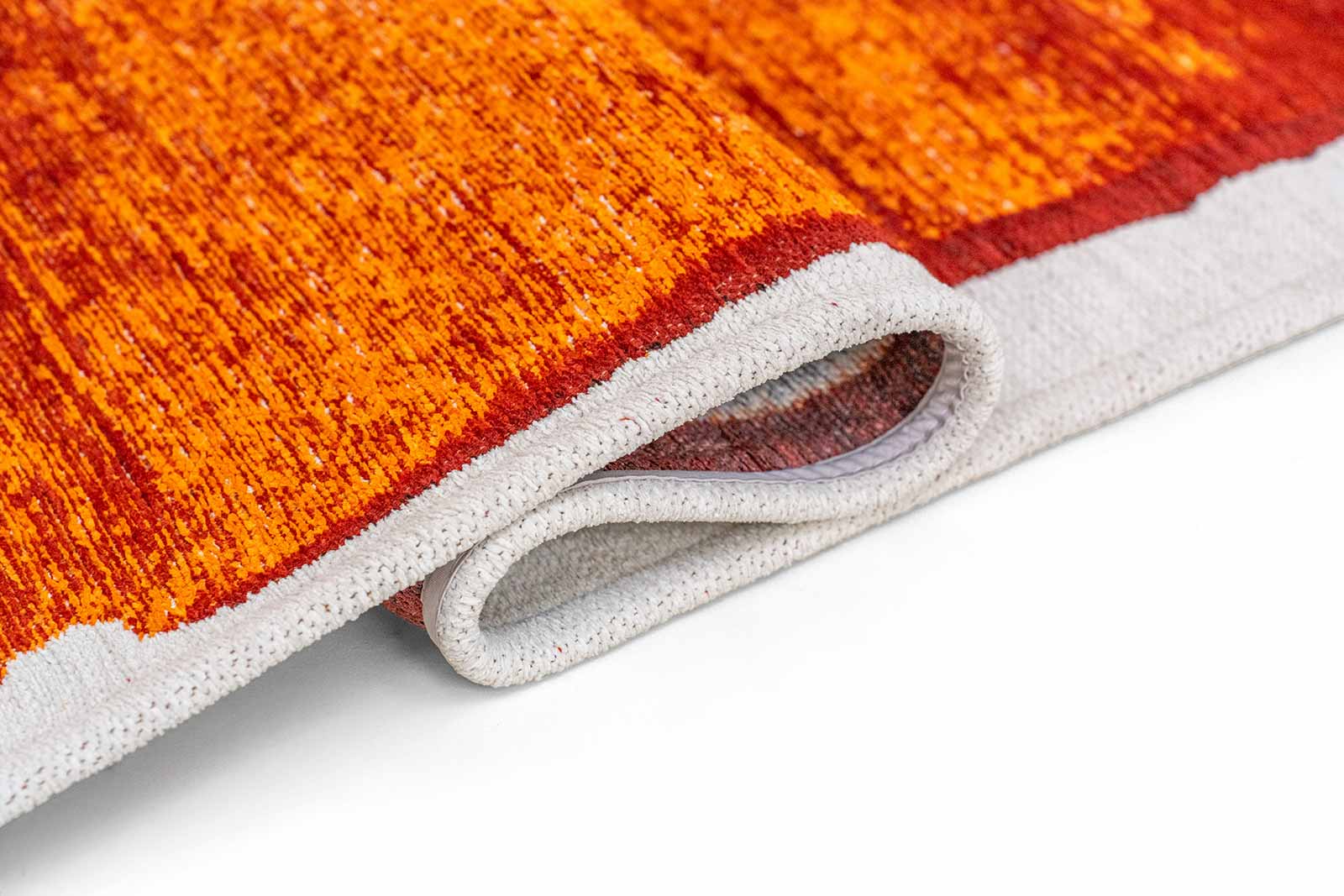 Louis De Poortere teppich Craft 2061 Brush Orange fold