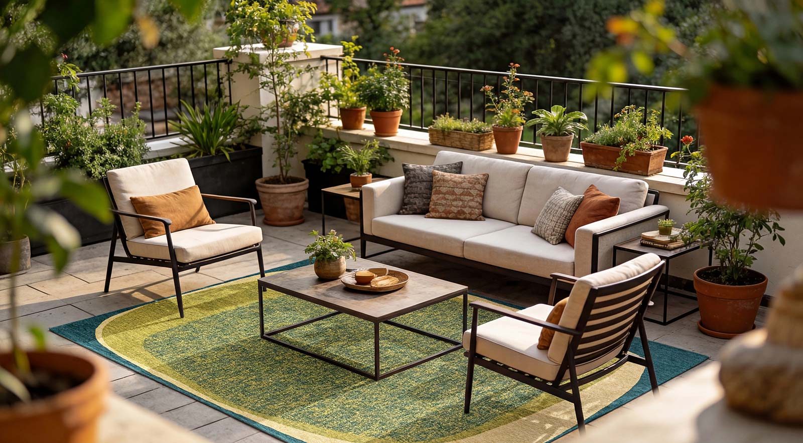 Louis De Poortere teppich Craft 2062 Marble Larch outdoor