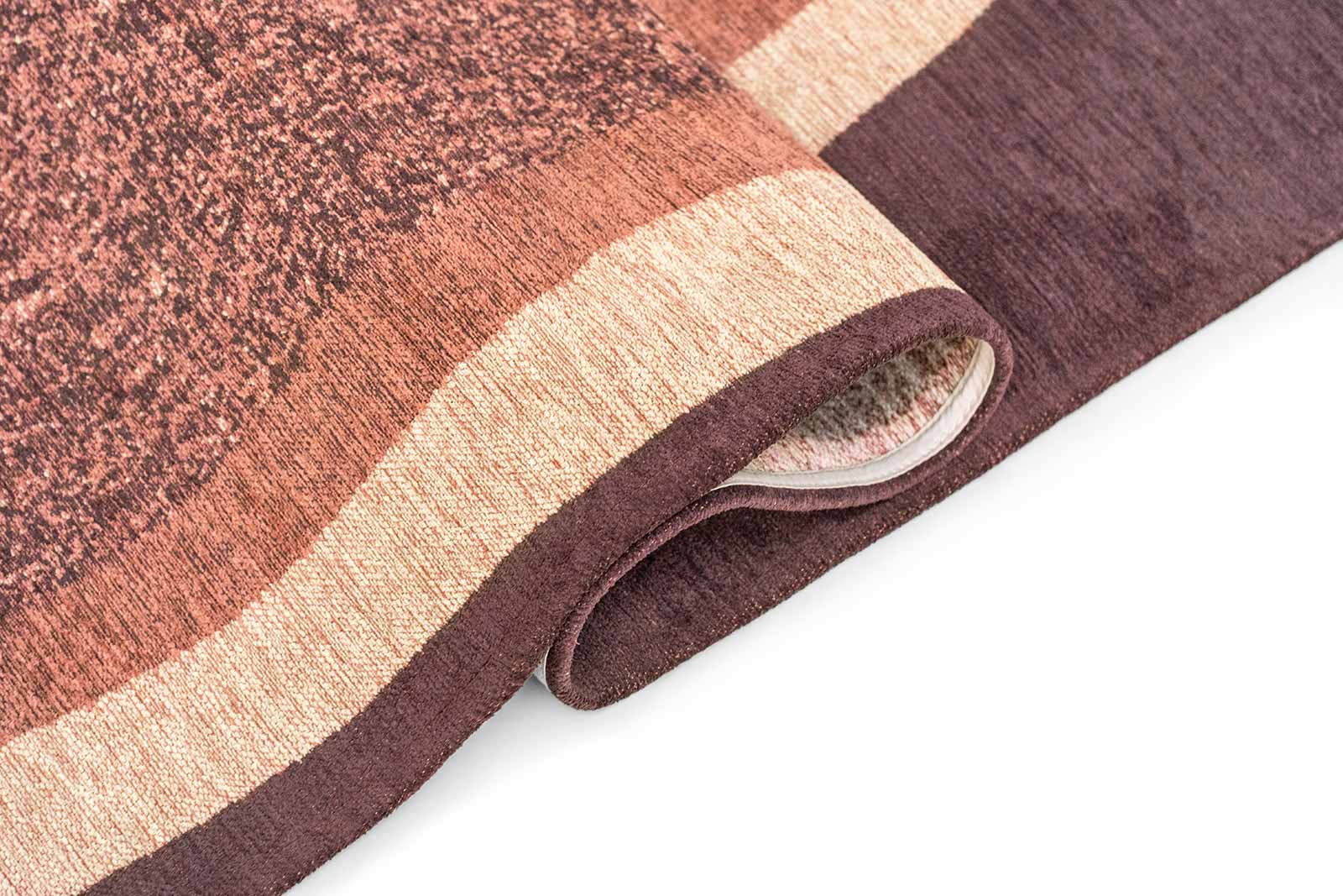 Louis De Poortere teppich Craft 2064 Marble Rosewood fold