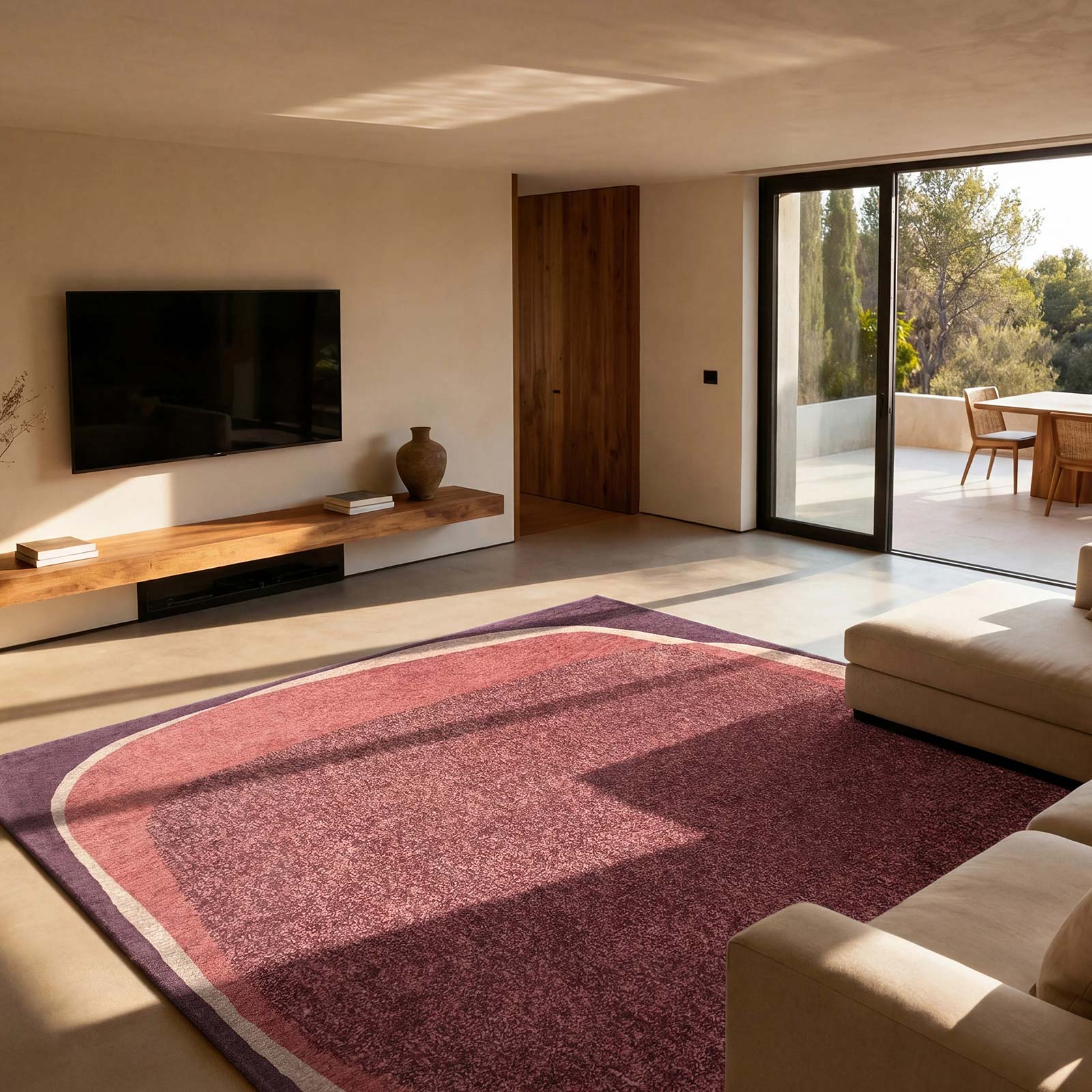 Louis De Poortere teppich Craft 2064 Marble Rosewood interior