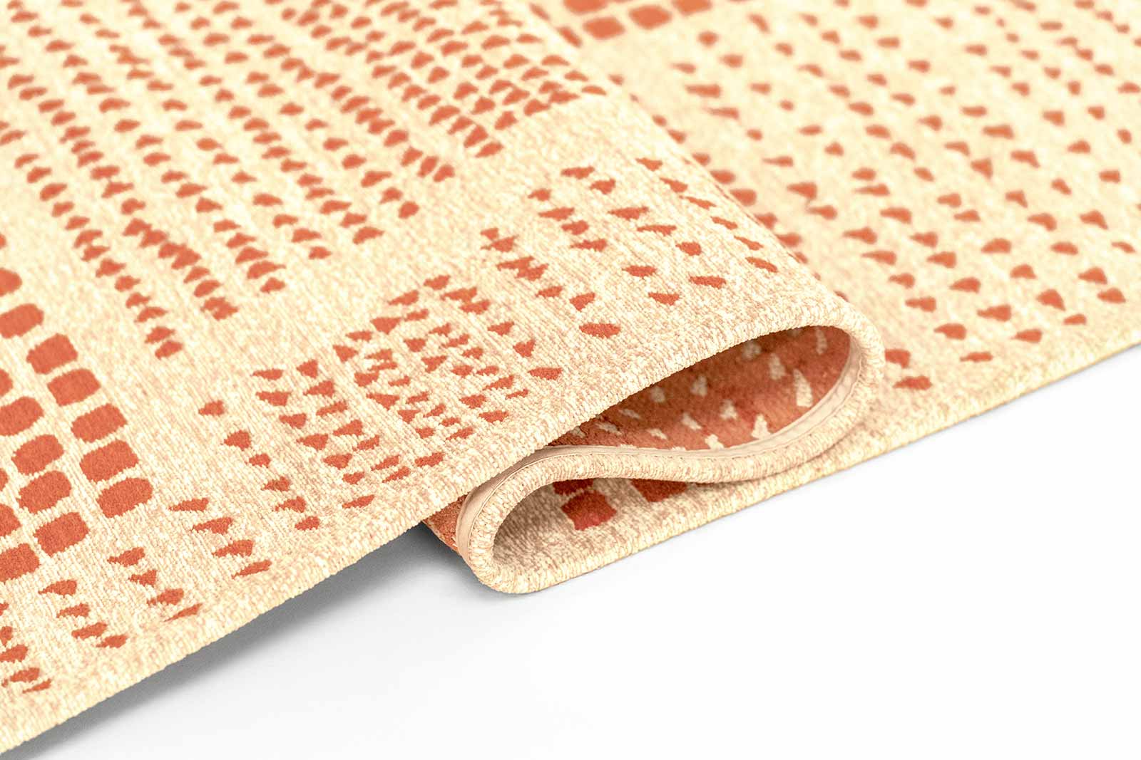 Louis De Poortere teppich Craft 2078 Zen Garden Grenadine fold