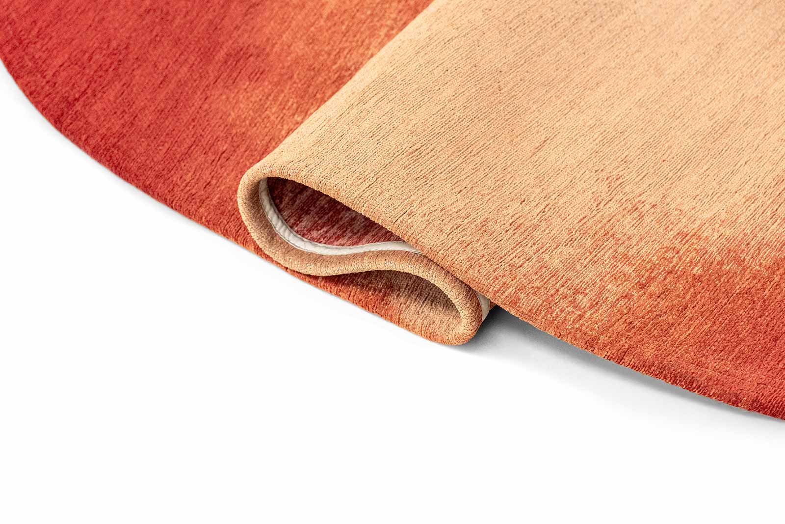 Louis De Poortere teppich Meditation 2090 Aquarelle Rust fold
